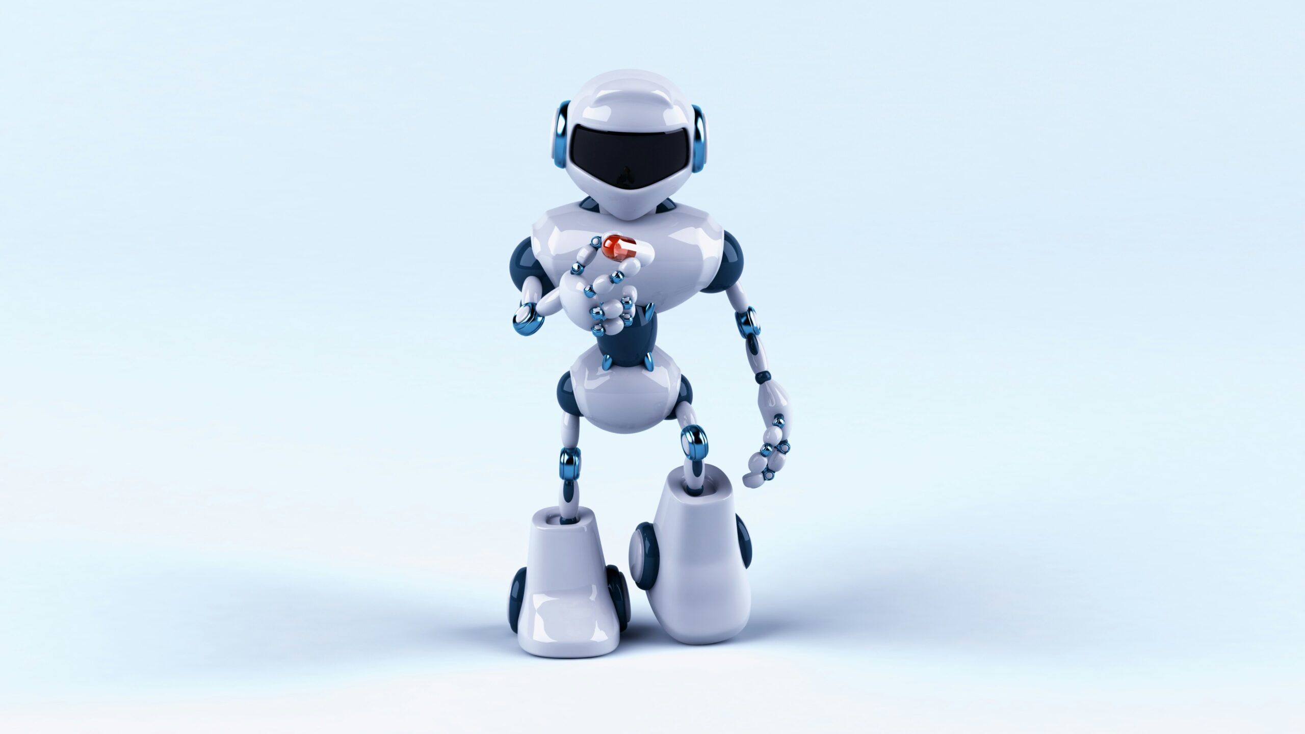 a robot that is standing on one foot